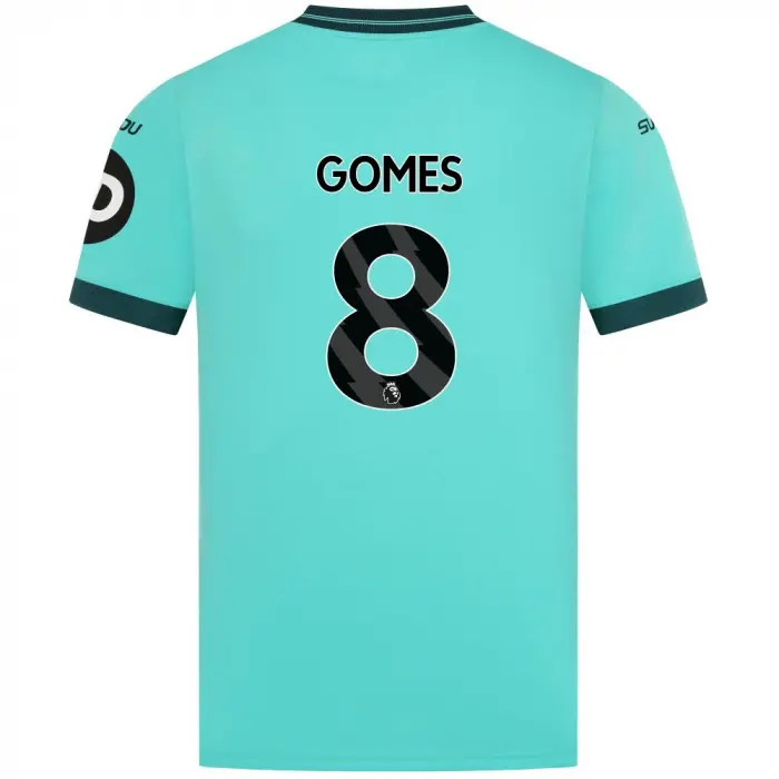 Wolverhampton Wanderers Shop | 2025-26 Wolves Away Shirt – Adult GOMES 8 Wolverhampton Wanderers Merchandise